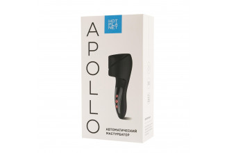 Черный вибромастурбатор с пульсацией Apollo