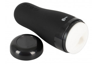 Черный вибромастурбатор с подогревом Masturbator with 3 Functions Черный вибромастурбатор с подогревом Masturbator with 3 Functions