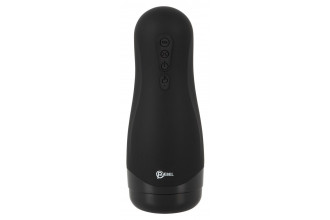 Черный вибромастурбатор с подогревом Masturbator with 3 Functions