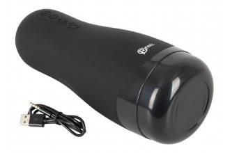 Черный вибромастурбатор с подогревом Masturbator with 3 Functions Черный вибромастурбатор с подогревом Masturbator with 3 Functions