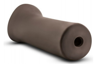 Коричневый мастурбатор-ротик Naughty Nicole