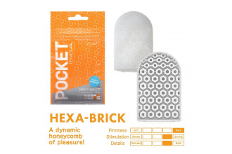 Карманный мастурбатор HEXA-BRICK