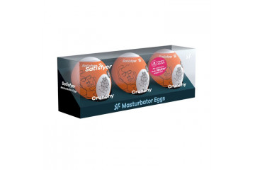 Набор из 3 мастурбаторов-яиц Satisfyer Crunchy