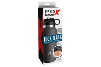 Серый мастурбатор в виде бутылки F*ck Flask