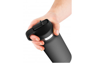 Серый мастурбатор в виде бутылки F*ck Flask