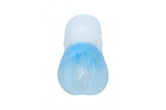 Прозрачный реалистичный мастурбатор Juicy Pussy Subtle Crystal