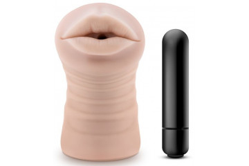 Телесный мастурбатор-ротик Skye
