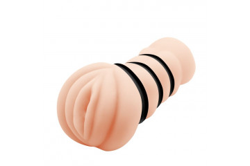 Тугой мастурбатор с кольцами Julia