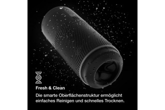 Черный мастурбатор с контролем всасывания Arcwave Pow Stroker
