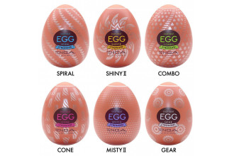 Набор из 6 мастурбаторов-яиц Tenga Egg Variety Pack V