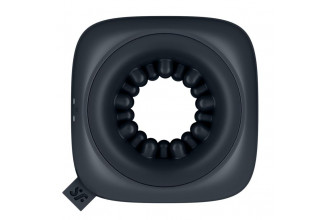 Черный мужской вибромассажер Ring Stroker