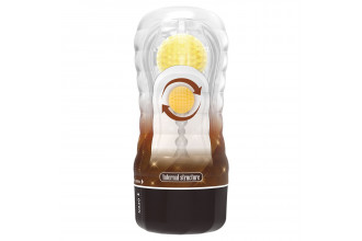 Прозрачный текстурированный мастурбатор Vacuum Cup Masturbator Stellar