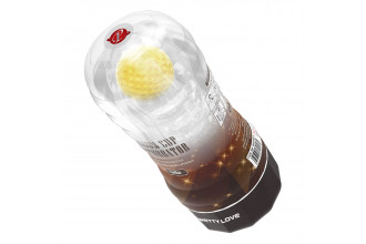 Прозрачный текстурированный мастурбатор Vacuum Cup Masturbator Stellar