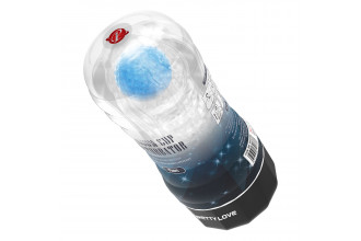 Прозрачный текстурированный мастурбатор Vacuum Cup Masturbator Planet