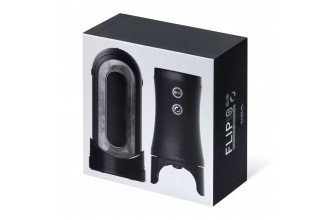 Набор Tenga Flip Zero Electronic Vibrotation: мастурбатор с вибрацией и устройство вращения Набор Tenga Flip Zero Electronic Vibrotation: мастурбатор с вибрацией и устройство вращения