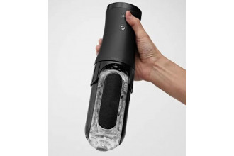 Набор Tenga Flip Zero Electronic Vibrotation: мастурбатор с вибрацией и устройство вращения Набор Tenga Flip Zero Electronic Vibrotation: мастурбатор с вибрацией и устройство вращения