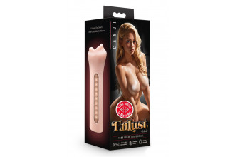 Телесный мастурбатор-ротик Candi Телесный мастурбатор-ротик Candi