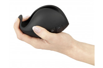 Черный мастурбатор с гибкими крылышками