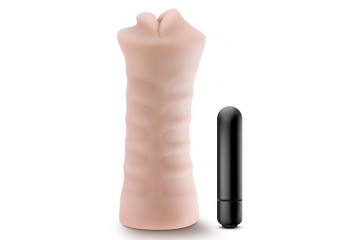 Телесный мастурбатор-ротик Angie