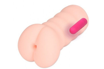 Телесный вибромастурбатор-анус Tong-ggo Auto