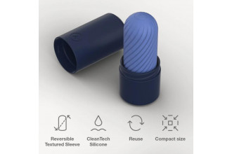 Синий двусторонний мастурбатор Arcwave Ghost Pocket Stroker