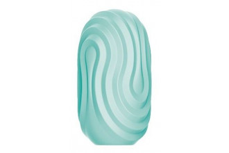 Бирюзовый мастурбатор-яйцо Twist Angel