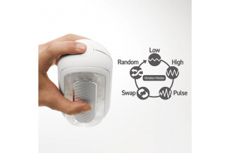 Белый мастурбатор Tenga Flip Zero Gravity с вибрацией