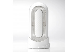 Белый мастурбатор Tenga Flip Zero Gravity с вибрацией