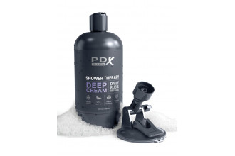 Мастурбатор в бутылке Shower Therapy Deep Cream