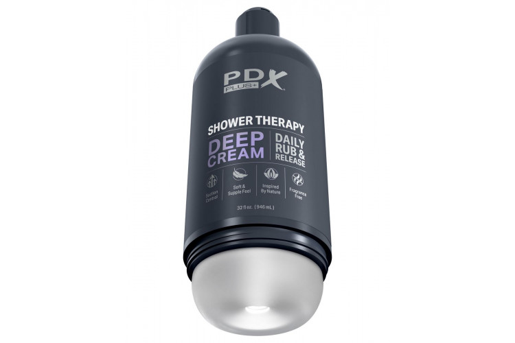 Мастурбатор в бутылке Shower Therapy Deep Cream