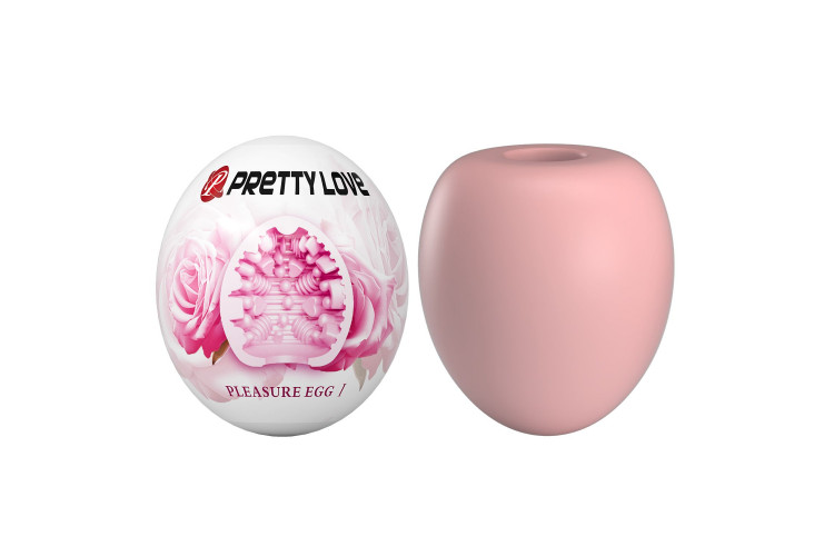 Розовый мастурбатор-яйцо Pleasure Egg I