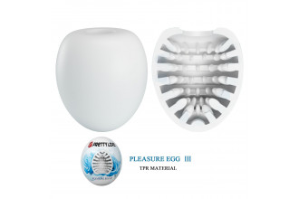 Белый мастурбатор-яйцо Pleasure Egg III