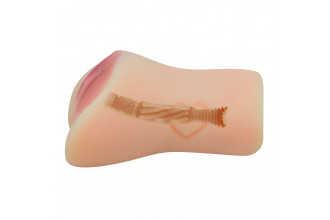 Телесный мастурбатор-вагина Elena