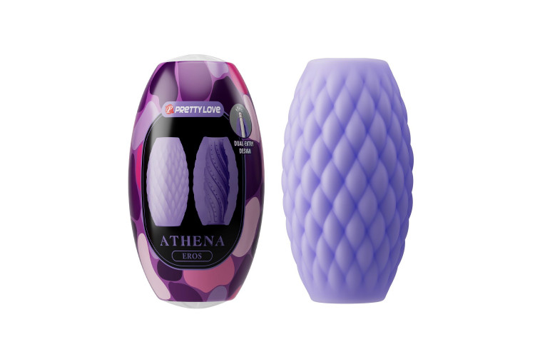 Сиреневый нереалистичный мастурбатор Athena