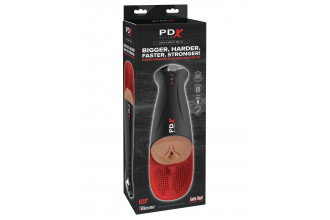 Мастурбатор-вагина в колбе с вибрацией Fuck-O-Matic Pro XL