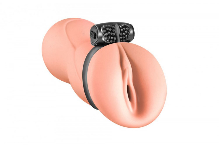 Мастурбатор с виброкольцом Satisfaction Magazine Nurse