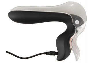 Вагинальный расширитель Vibrating Speculum с вибрацией и подсветкой
