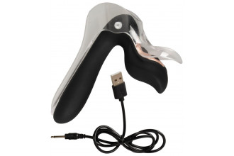 Вагинальный расширитель Vibrating Speculum с вибрацией и подсветкой
