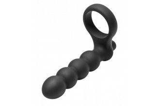 Насадка для двойного проникновения Double Fun Cock Ring with Double Penetration Vibe
