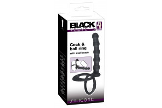 Насадка на пенис для двойного проникновения Cock & ball ring