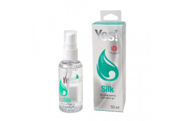 Силиконовая гипоаллергенная вагинальная смазка Yes Silk - 50 мл.