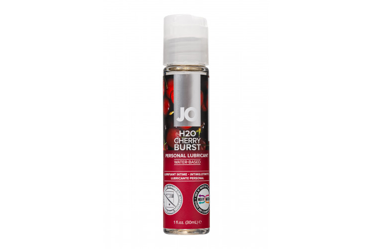 Ароматизированный лубрикант JO Flavored Cherry - 30 мл.