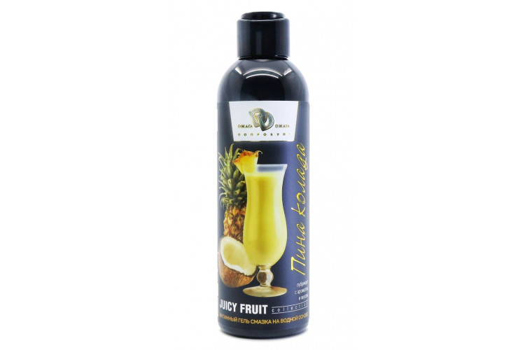 Интимный гель на водной основе JUICY FRUIT с ароматом пина колада - 200 мл.