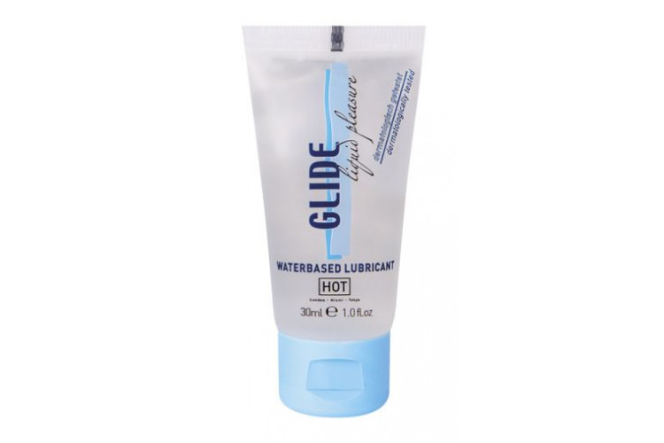 Интимная смазка на водной основе Glide - 30 мл.