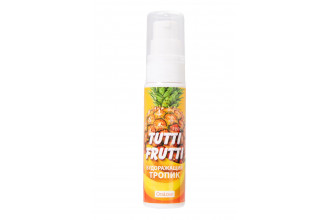Гель-смазка Tutti-Frutti со вкусом тропических фруктов - 30 гр.