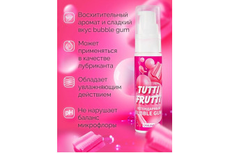 Интимный гель на водной основе Tutti-Frutti Bubble Gum - 30 гр.