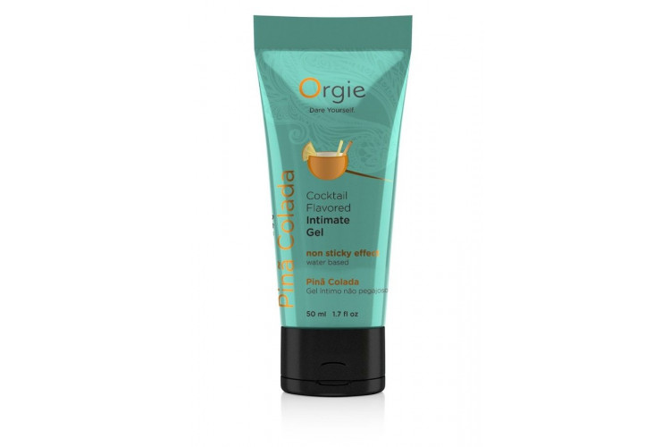 Съедобный интимный гель Orgie Lube Tube Cocktail Pina Colada - 50 мл.