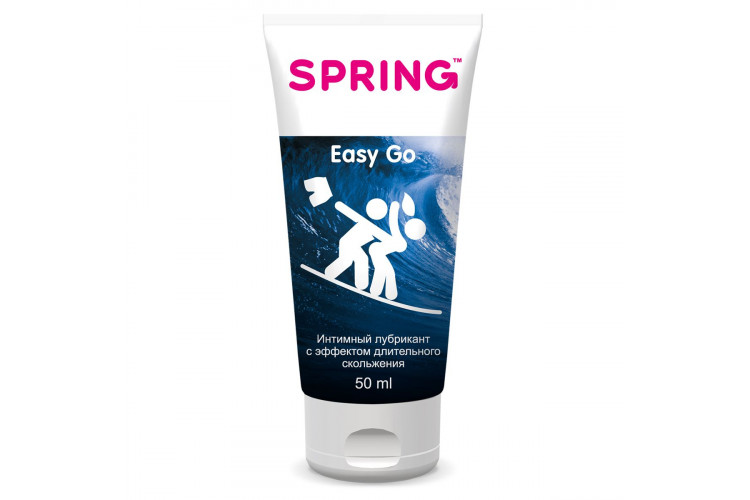 Интимный лубрикант с длительным скольжением Spring Easy Go - 50 мл.