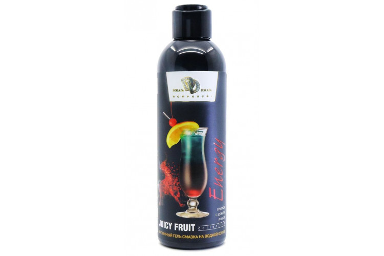 Интимный гель-смазка JUICY FRUIT с ароматом энергетика - 200 мл.