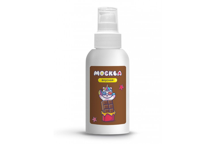 Универсальная смазка с ароматом шоколада Москва Вкусная - 100 мл.
